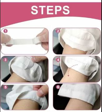 لاصقات تثبيت الملابس – تثبيت مثالي للحجاب والكرافة والياقات 🧕✨
