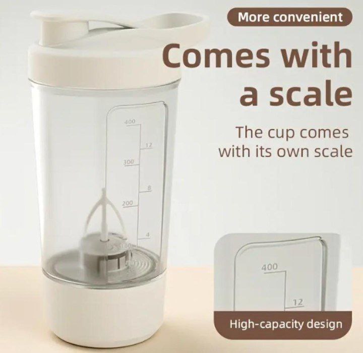 ☕ Portable Electric Shaker Cup - For coffee and milkshake lovers anytime, anywhere
