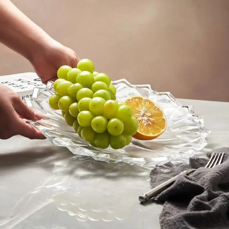 سرفيس تقديم كريستال نقي بجودة عالية – 30×30 سم 