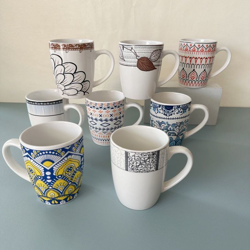 مج بورسلين تونسي بتصميم عصري وألوان مبهجة – بهجة الصباح تبدأ من أول رشفة