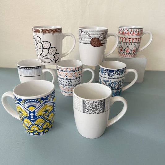 مج بورسلين تونسي بتصميم عصري وألوان مبهجة – بهجة الصباح تبدأ من أول رشفة