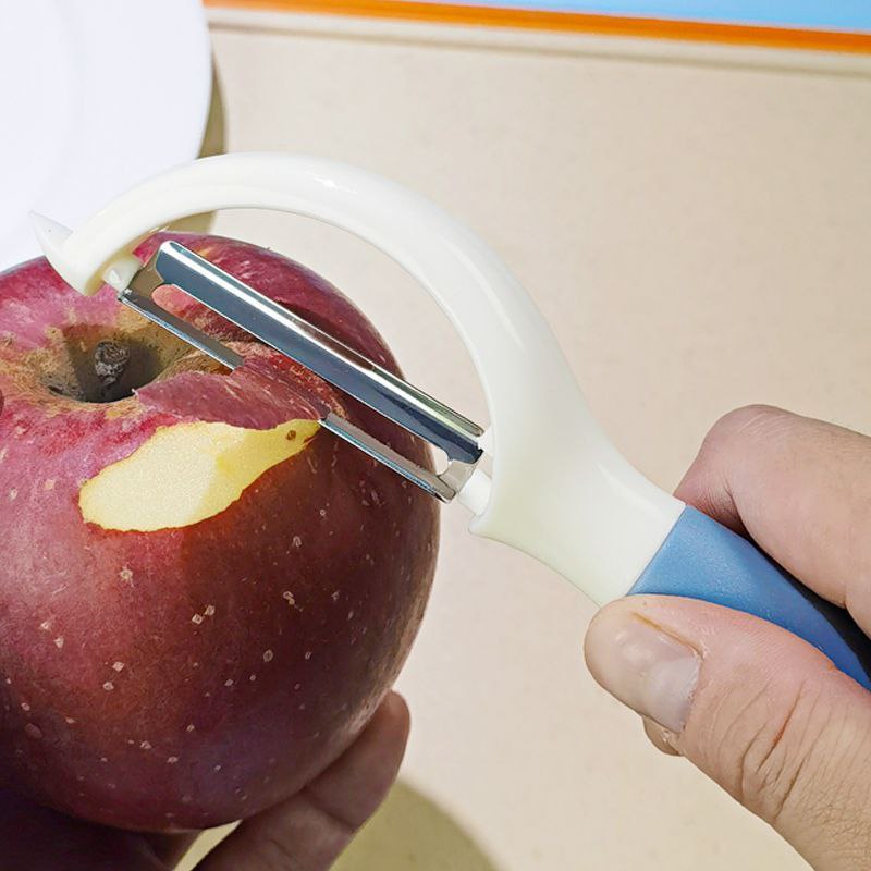 🥔🍎 قشارة الخضار والفواكه السيليكون – أسرع وأذكى أداة في مطبخك!