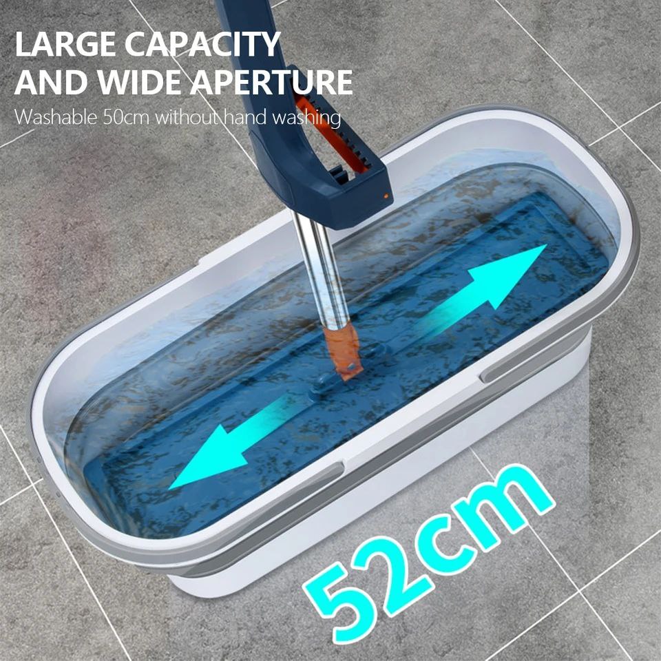 جردل سيليكون قابل للطي – تصميم مستطيل عملي بحجم 55×25 سم 🧼🪣 