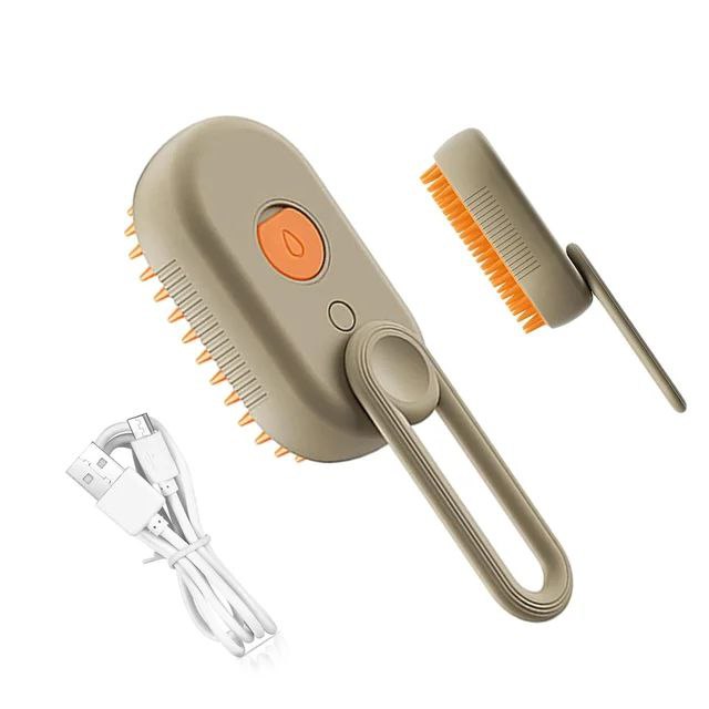 لمامة وبر وفرشة حيوانات USB – وداعًا لشعر القطط المزعج 🐈🐕‍🦺✨