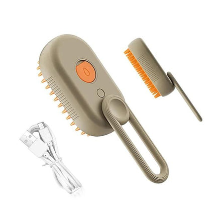 لمامة وبر وفرشة حيوانات USB – وداعًا لشعر القطط المزعج 🐈🐕‍🦺✨