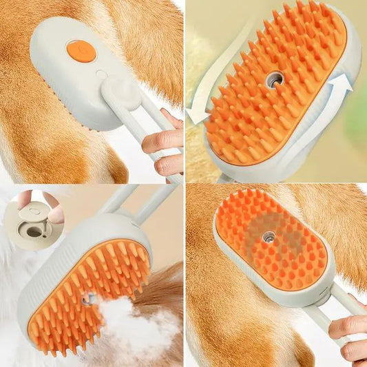 لمامة وبر وفرشة حيوانات USB – وداعًا لشعر القطط المزعج 🐈🐕‍🦺✨