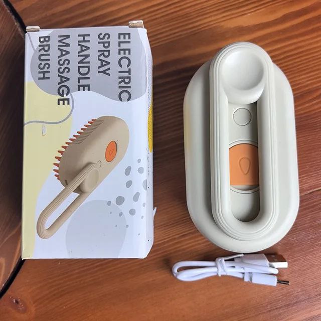 لمامة وبر وفرشة حيوانات USB – وداعًا لشعر القطط المزعج 🐈🐕‍🦺✨