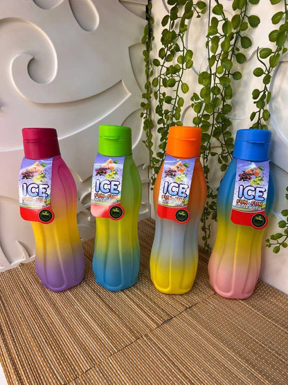 زجاجة مياه بلاستيك صحية وعملية – بألوان صيفية جذابة