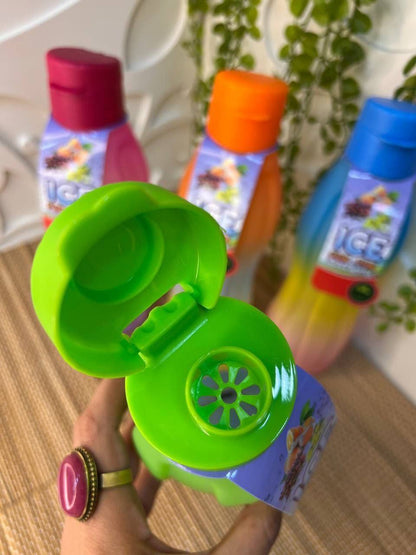 زجاجة مياه بلاستيك صحية وعملية – بألوان صيفية جذابة