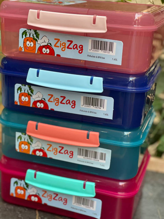 لانش بوكس مقسم ZigZag بسعة 1.65 لتر – تصميم عملي وجودة تصنيع محلية مستوحاة من Sistema
