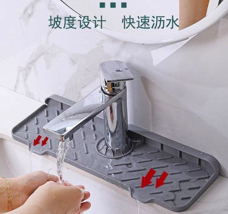 بادة سيليكون لحوض المطبخ والحمام – مانعة للانزلاق وتسريب المياه 💧🧽 