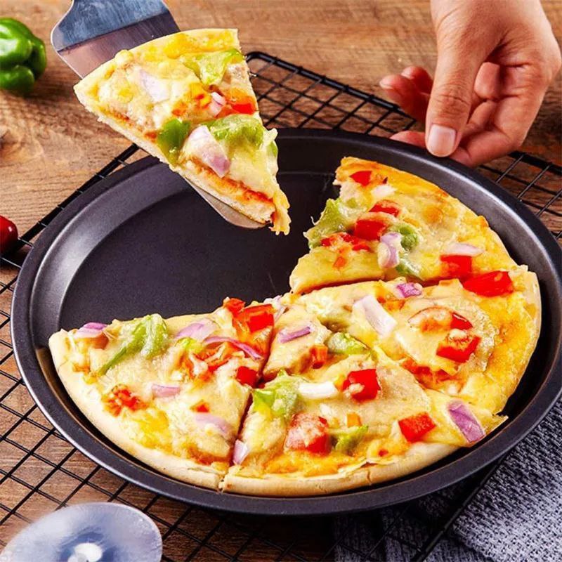 طقم صواني بيتزا تيفال عالي الجودة – ٣ مقاسات عملية 🍕