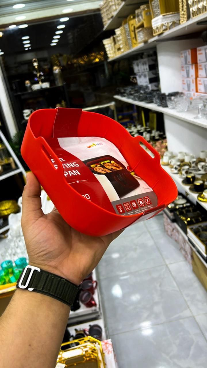 قالب إيرفراير سيليكون مربع – نظافة أسهل وطبخ أمتع 🥘