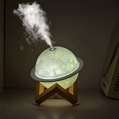فواحة مضيئة بقاعدة خشب – ديكور وراحة في كل ركن 🕯️🌿