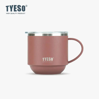 مج حراري TYESO الأصلي للمشروبات الساخنة والنسكافيه – تصميم أنيق وغطاء أكريليك محكم الغلق
