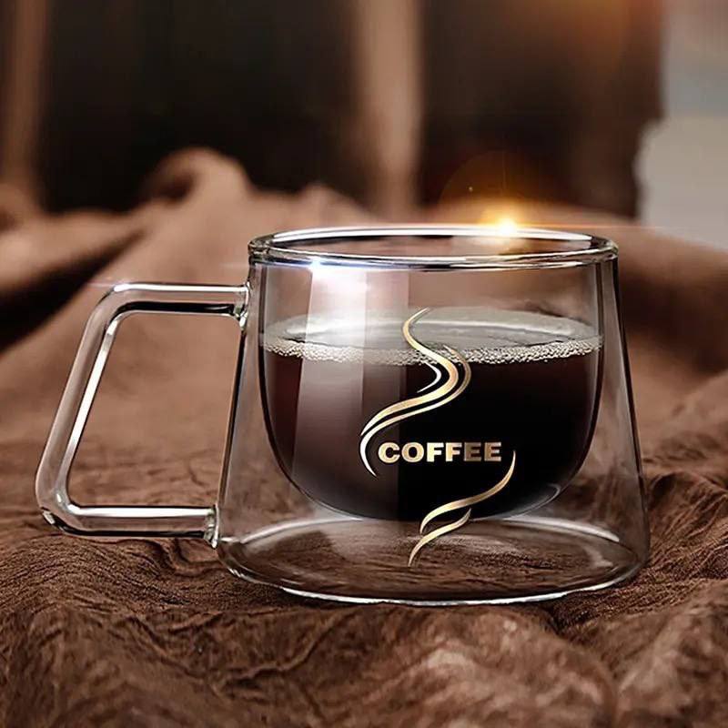 ☕ مج دابل جلاس الأصلي المستورد – شكل انسيابي وجديد