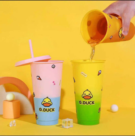 🦆❄️ أكواب Duck – متعة المشروبات الباردة للأطفال والكبار