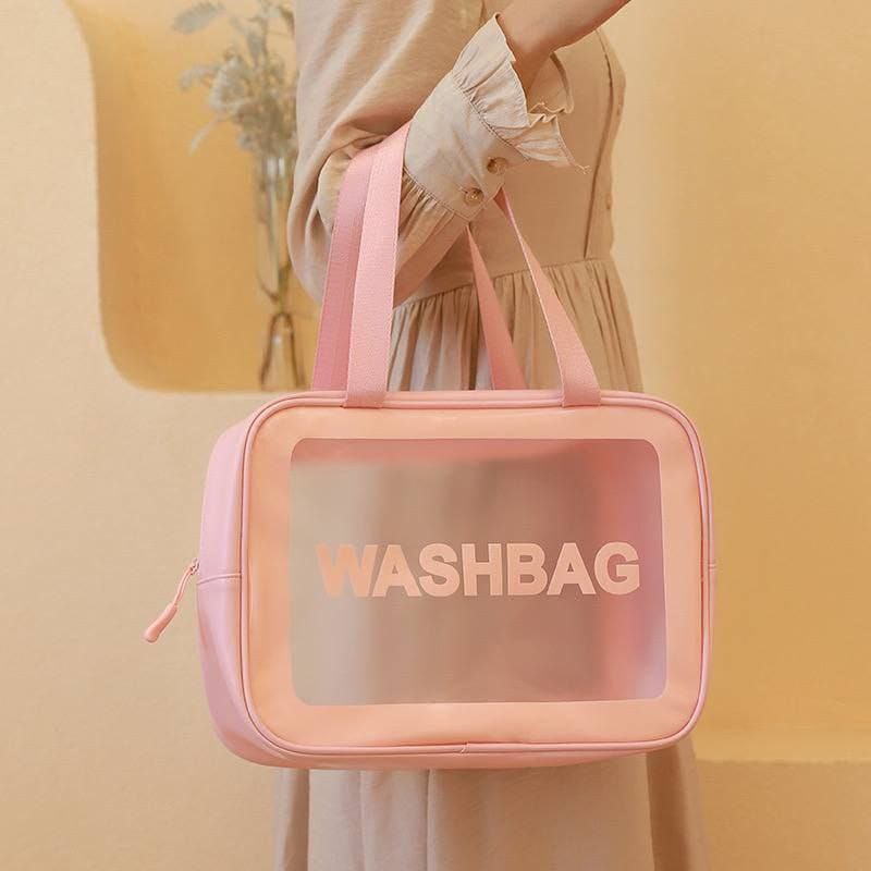 طقم شنط WASHBAG الأصلي – 3 قطع ضد الماء بخامة فاخرة وتنظيم مثالي للرحلات