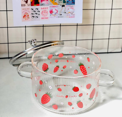 🍲 Glass Cooking Pan – أناقة وشفافية في مطبخك 