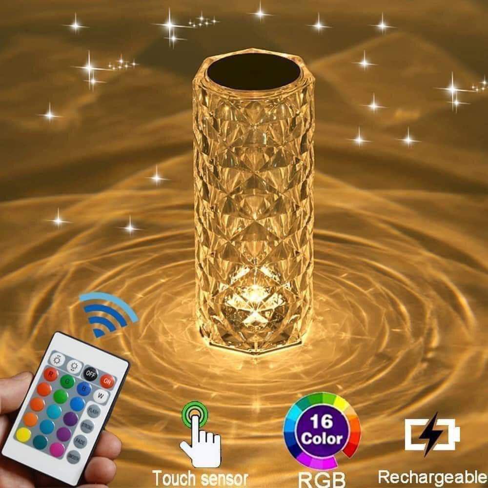 الأباجورة الكريستال التاتش – إضاءة عصرية تضيف لمسة سحرية لبيتك ✨