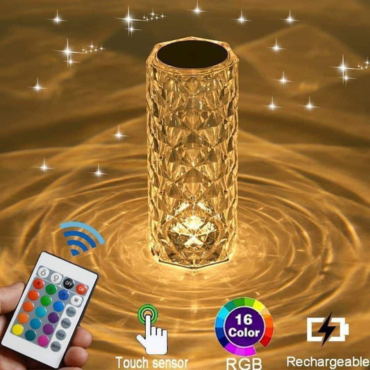 الأباجورة الكريستال التاتش – إضاءة عصرية تضيف لمسة سحرية لبيتك ✨