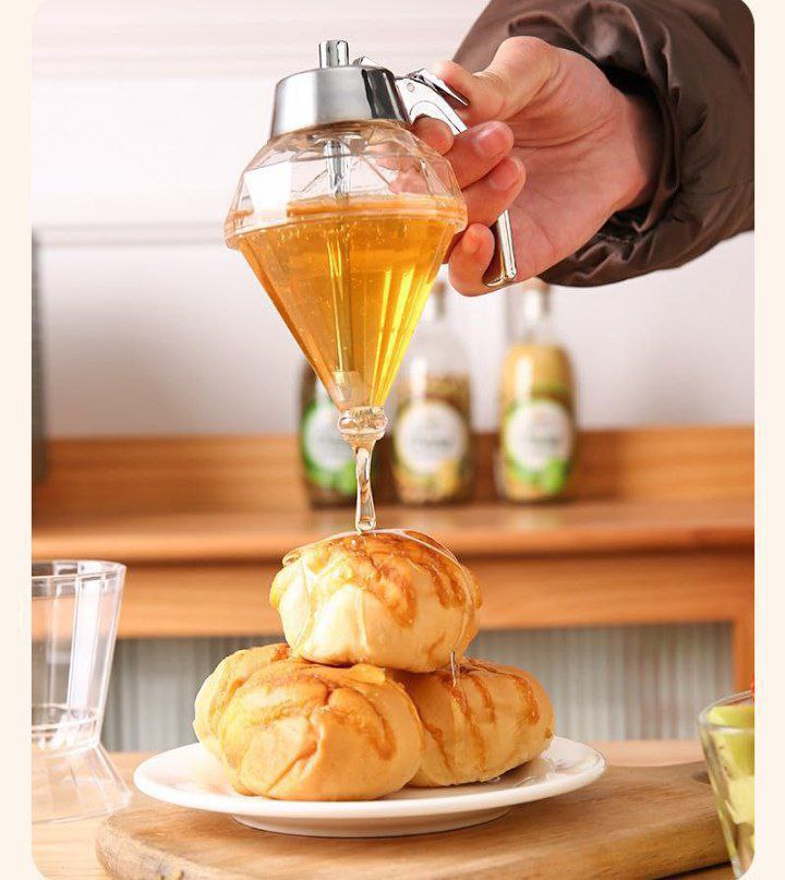 ديسبنسر عسل 🍯 – تصميم مبتكر للاستخدام النظيف والعملي 