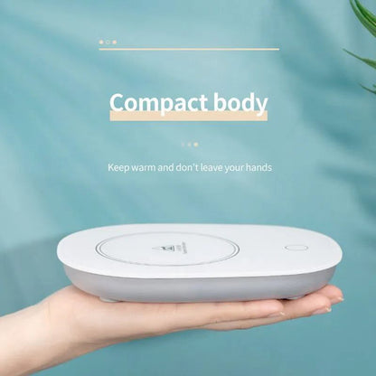 مج البورسلين الفاخر مع قاعدة تسخين كهربائية ومعلقة ذهبية – مشروبك دايمًا سخن لأخر رشفة