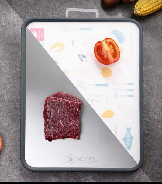 بلانشة تقطيع جامبو مزدوجة – ستانلس + سيليكون برسومات ✨