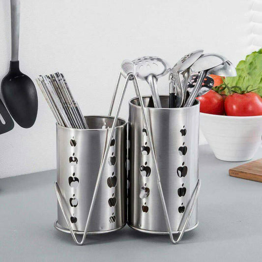 طقم صفاية المعالق الاستانلس 3×1 – تصميم عملي وجودة مضمونة 🛒