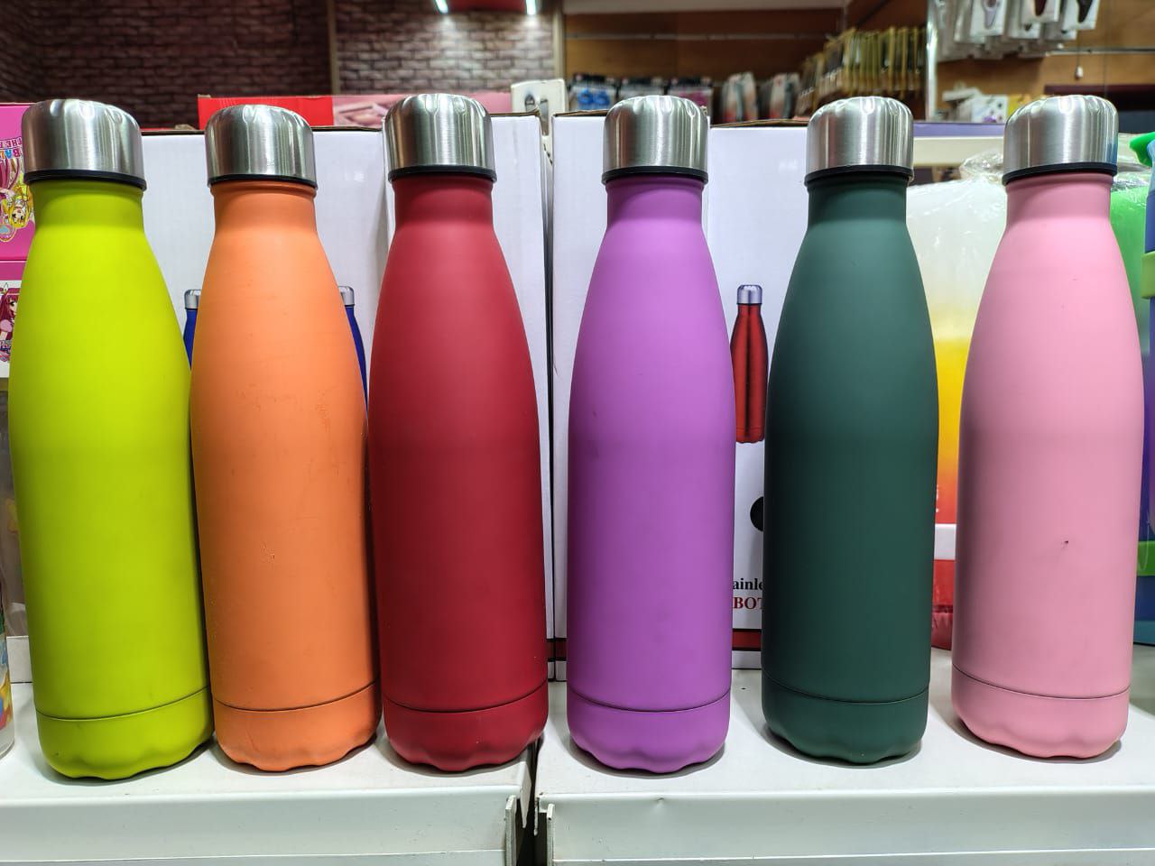 زجاجة مياه استانلس ستيل عازلة ومانعة للتسريب 500 مللي