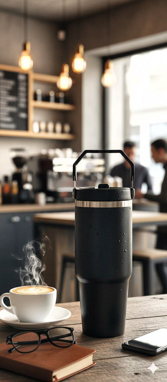 ☕ مج Stanley الأصلي – عملي، أنيق، ويكمل يومك بنكهة مميزة! بشكل جديد