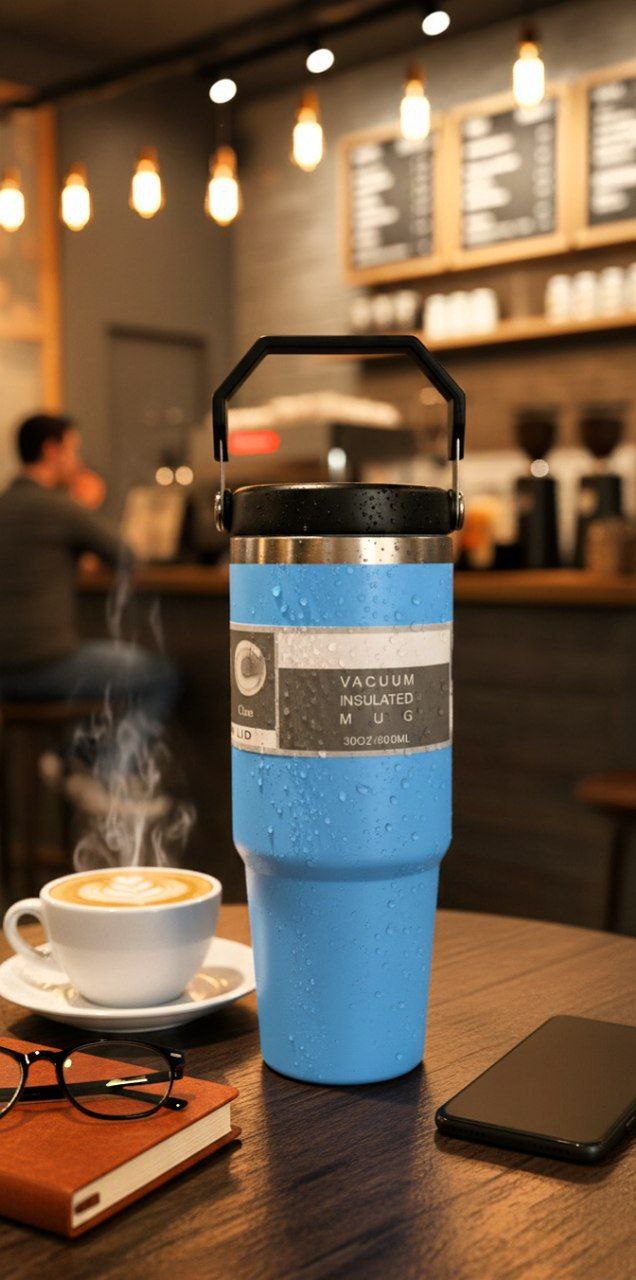 ☕ مج Stanley الأصلي – عملي، أنيق، ويكمل يومك بنكهة مميزة! بشكل جديد