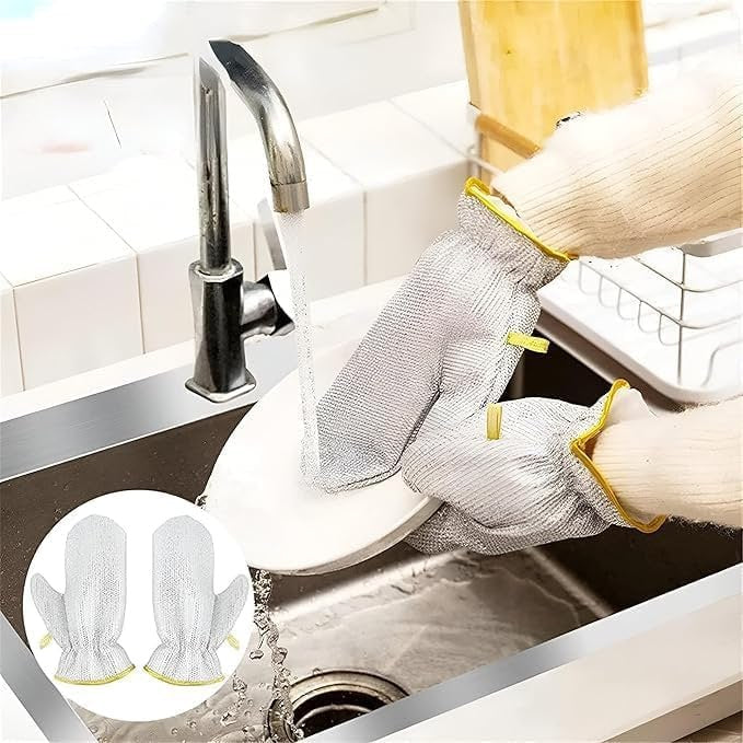 🧤 جوانتي سلك لغسيل المواعين – نظافة بدون تعب وحماية كاملة ليديك