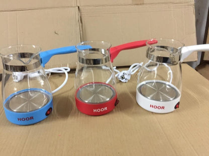 كنكة قهوة كهربائية كاتيل زجاج بيركس – 800 وات لتحضير 6 فناجين في دقيقة واحدة