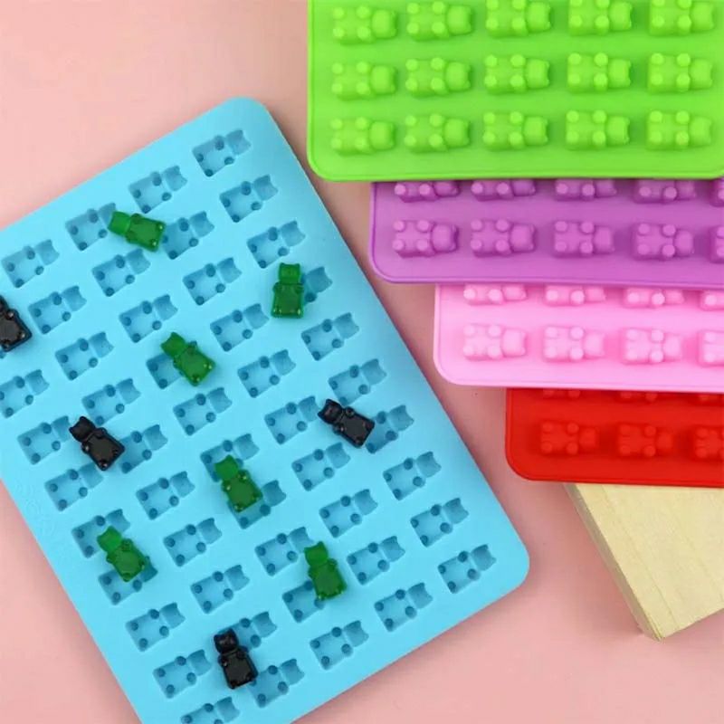 قالب الكاندي وجيلي كولا السيليكون – 50 عين + قطارة 🧸🍬