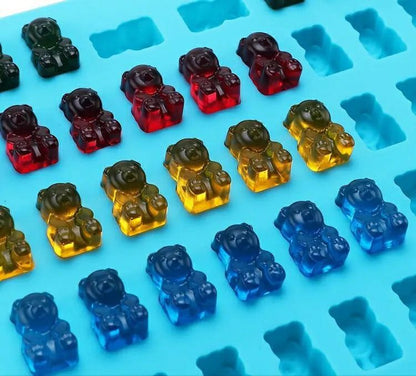 قالب الكاندي وجيلي كولا السيليكون – 50 عين + قطارة 🧸🍬