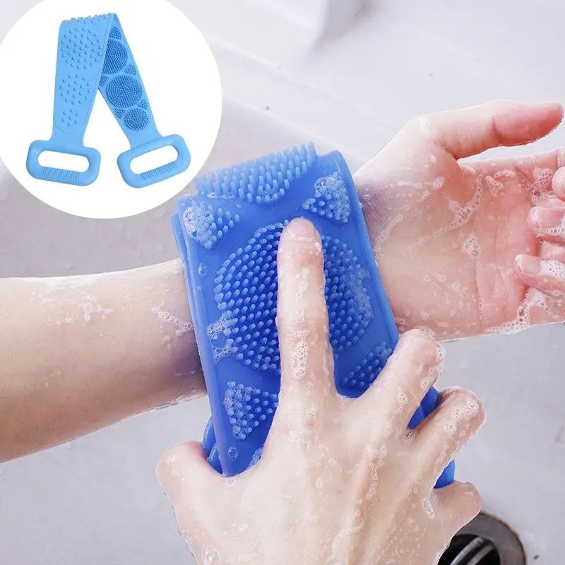 🛁 ليفة الظهر السيليكون الأصلية – استحمام صحي ومساج مريح