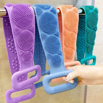 🛁 ليفة الظهر السيليكون الأصلية – استحمام صحي ومساج مريح