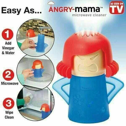 💜 Angry Mama – الحل السحري لتنظيف الميكروويف بدون مجهود
