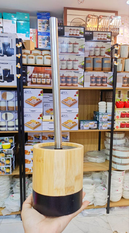 🚽 فرشة التواليت الخشبية – تصميم راقٍ ولمسة فخامة على طريقة إيكيا