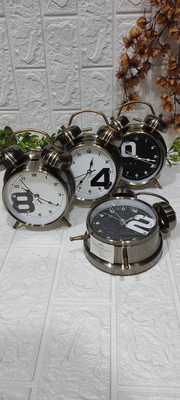 🕰️ منبه نحاسي معدني كلاسيك