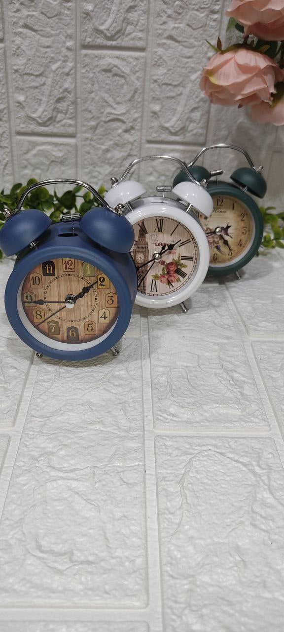 🕰️ منبه نحاسي معدني كلاسيك