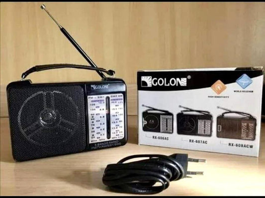 راديو GOLON الأصلي متعدد الموجات – صوت نقي وقوي مع قابلية التنقل بسهولة!