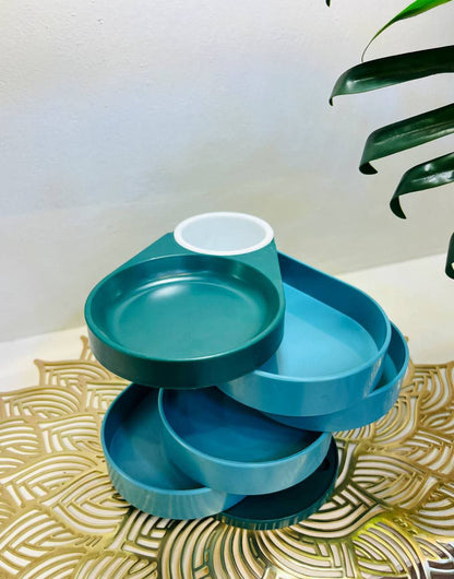 منظم إكسسوارات 5 أدوار + كوب جانبي – عملي ومتعدد الاستخدامات
