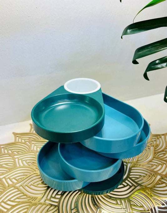 منظم إكسسوارات 5 أدوار + كوب جانبي – عملي ومتعدد الاستخدامات