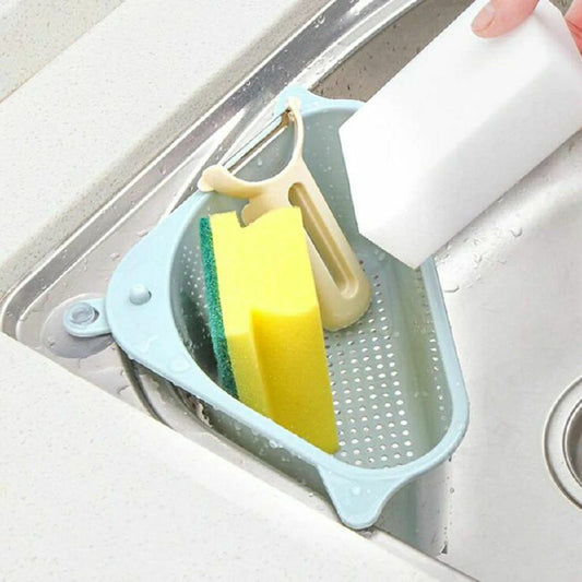 🧼 الصفاية الذكية – صفاية حوض زاوية متعددة الاستخدامات