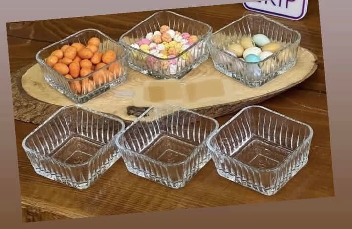 طقم بولات مربع النيل – 6 قطع لمسة أنيقة على مائدتك 🌟🥗