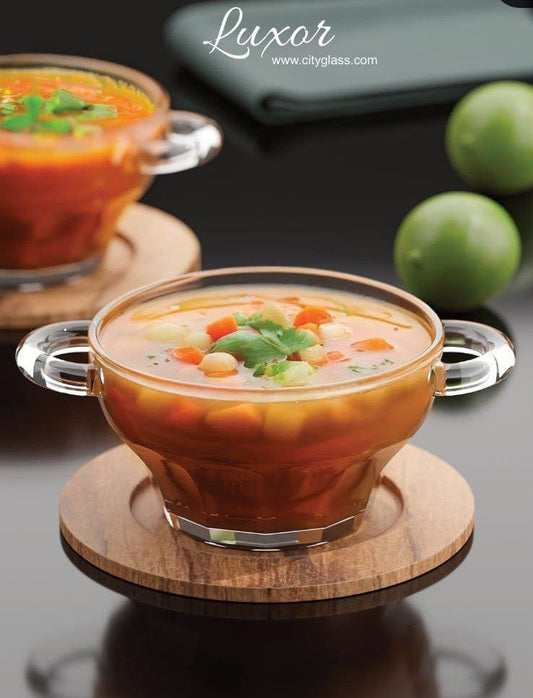 طقم مج شوربة لوقصر 2 بيد – تصميم فريد يناسب كل الأذواق | 2 مج شوربة