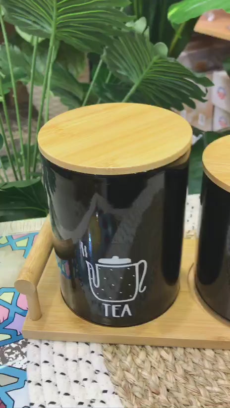 🎊 طقم كوفي – تصميم فاخر ☕ خامة بورسلين × بامبو = شياكة عملية تدوم