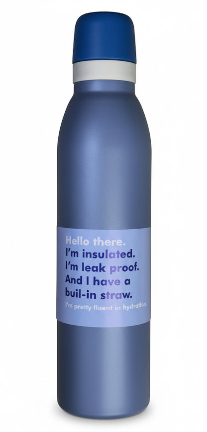 زجاجة ستانلس ستيل 700 مل – حفظ الحرارة والبرودة لفترات طويلة | ترمس حراري أنيق ومتين للسفر والعمل والرياضة